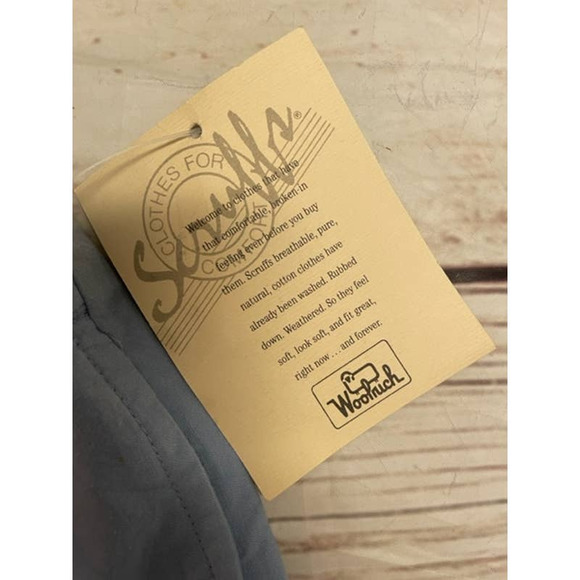 Woolrich Blue Mist Large Cottage Core Vintage Shorts NWT - Picture 4 of 5